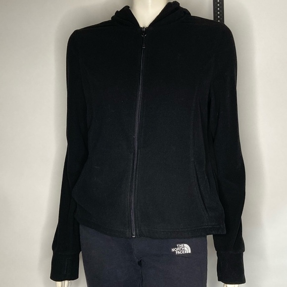 Danskin Now Hooded Fleece Jacket Sz L (12/14) - Picture 2 of 6